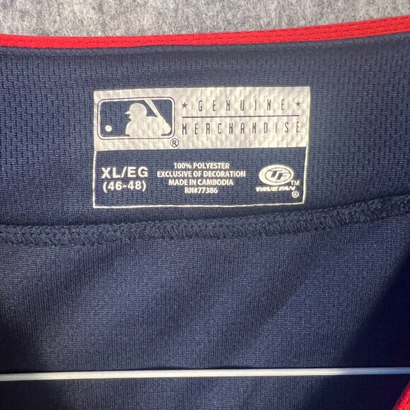 Boston Red Sox MLB TRUE FAN Full Button Men's Baseball Jersey - 2XL - Picture 2 of 11